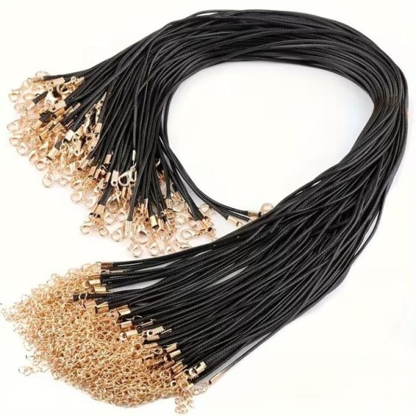 Cadena Algodón Encerado Dorado 45 5cm