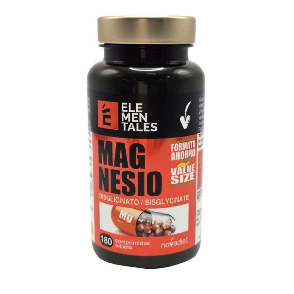 Bisglicinato de Magnesio 180 Comprimidos Elemental